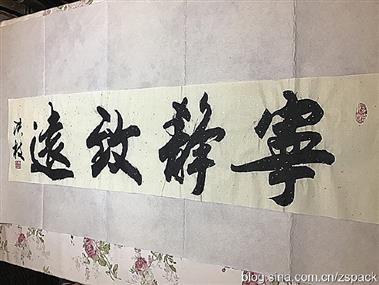 行书作品-宁静致远